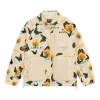 Li-ning (wmns)  Badfive Solid Color Full Print Stand Collar Casual Jacket 'creamy White' In Neutral