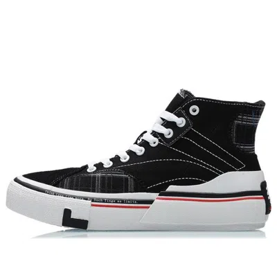 Li-ning (wmns)  Canvas Hi Shoes 'black White Red'