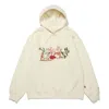 Li-ning (wmns)  Lifestyle Graphic Printed Hooded Sweatshirt 'white' In Yellow