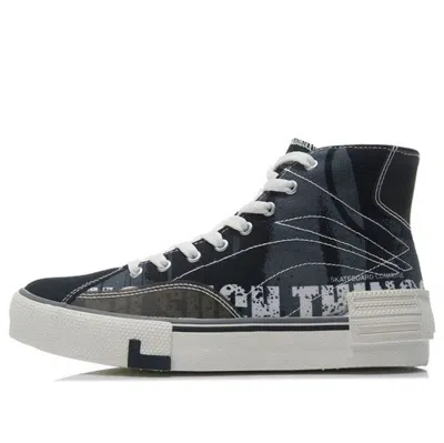 Li-ning (wmns)  Lifestyle High Top Skate Shoes 'black White'