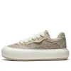 Li-ning (wmns)  Puff Platform Skate Shoes 'light Brown' In Gray