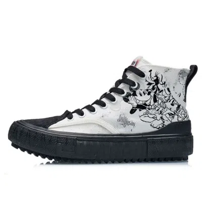 Li-ning (wmns)  X Disney Canvas Hi Shoes 'white Black'