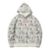 Li-ning (wmns)  X Disney Crossover Mickey Mouse Full Print Pullover Hoodie 'white' In Gray