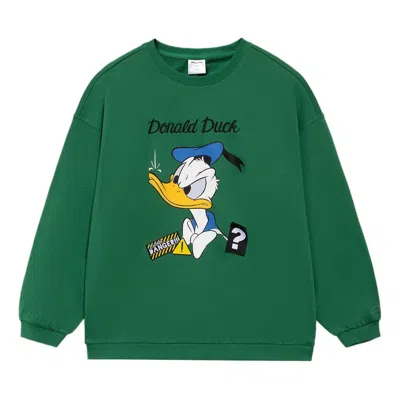 Li-ning (wmns)  X Disney Donald Duck Graphic Sweatshirt 'green'