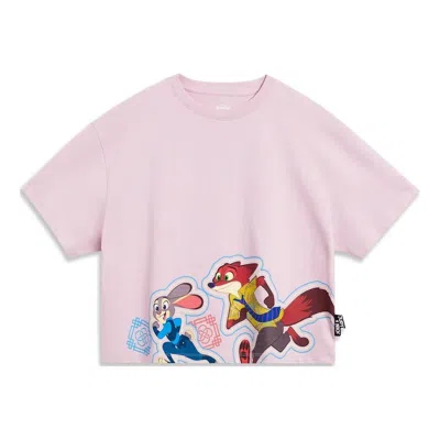 Li-ning (wmns)  X Disney Zootopia Graphic Crop Top 'pink'
