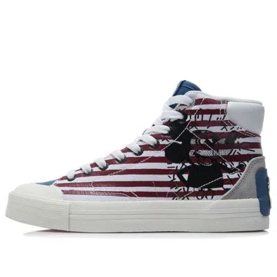 Li-ning (wmns)  X Keith Haring X Disney Mickey Mouse Skate Shoes 'white Red Blue'