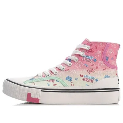 Li-ning (wmns)  X Line Friends Weiwu Canvas Hi Shoes 'pink White' In Multi