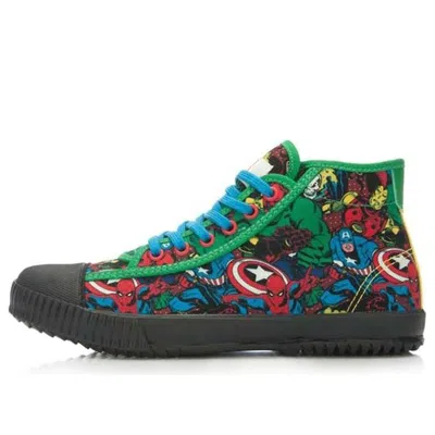 Li-ning (wmns)  X Marvel Comics Graphic Classic Canvas Shoes 'black Green'