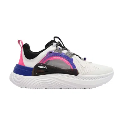 Pre-owned Li-ning Wmns Spark 'white Fluorescent Pink'