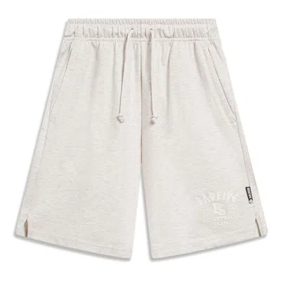 Li-ning X Anti-wu Badfive Casual Shorts 'grey' In Gray