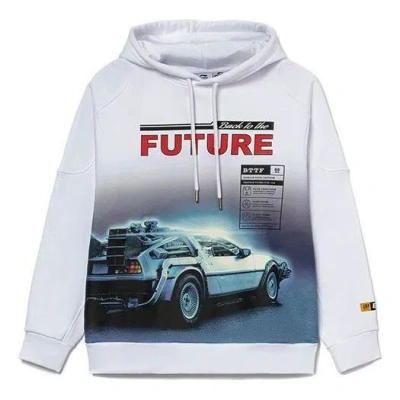 Li-ning X Back To The Future Crossover Funny Printing Pullover Sports 'white' In Gray