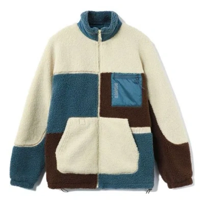 Li-ning X Badfive Warm Padded Pocket Jacket 'white Teal' In Neutral