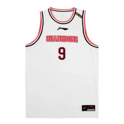 Li-ning X Cba Guangdong Yi Jianlian Basketball Jersey 'white Red'