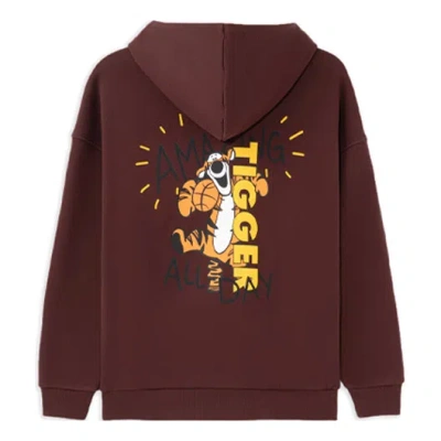 Li-ning X Disney Crossover Series Casual Loose Pullover 'burnt Brown'