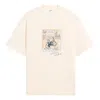 Li-ning X Disney Graphic Loose Fit T-shirt 'beige' In Neutral