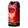 Li-ning X Disney Graphic Print Tank 'pink Black' In Orange