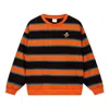 Li-ning X Disney Graphic Striped Sweater 'orange Black' In Multi
