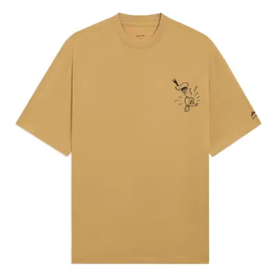 Li-ning X Disney Graphic T-shirt 'khaki' In Brown