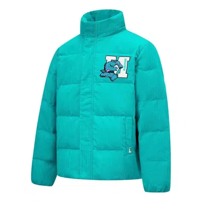 Li-ning X Disney Monster University Graphic Down Jacket 'teal' In Blue