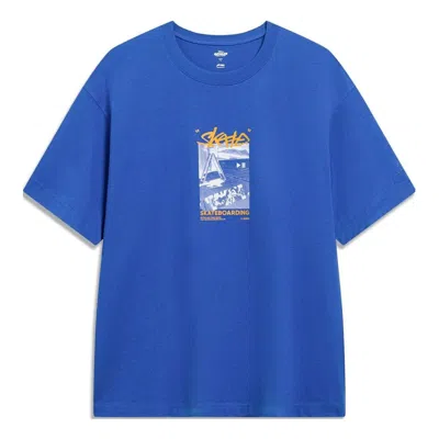 Li-ning X Disney Oswald Graphic T-shirt 'blue'