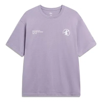 Li-ning X Disney Oswald Graphic T-shirt 'light Purple'