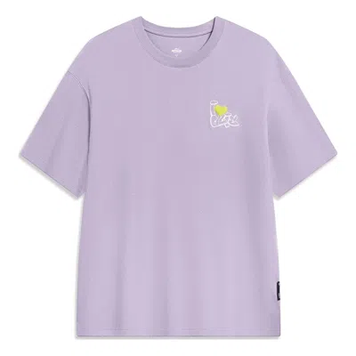 Li-ning X Disney Oswald Graphic T-shirt 'light Purple'