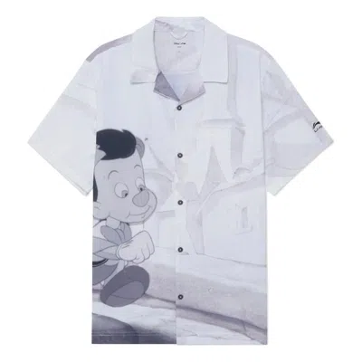Li-ning X Disney Pinocchio Graphic Shirt 'grey' In White