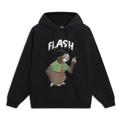 Li-ning X Disney Zootopia Graphic Hoodie 'black'