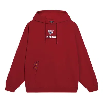 Li-ning X Disney Zootopia Graphic Hoodie 'red'