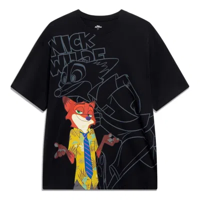 Li-ning X Disney Zootopia Graphic T-shirt 'black'