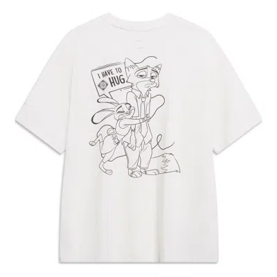 Li-ning X Disney Zootopia Graphic T-shirt 'white'