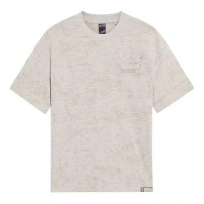 Li-ning X Jackie Chan Kung Fu Graphic T-shirt 'pearl White' In Gray