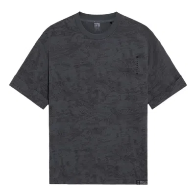 Li-ning X Jackie Chan Kung Fu Graphic T-shirt 'storm Grey' In Gray