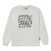 Li-ning X Jason Wu Counterflow Graphic Sweatshirt 'beige' In Gray