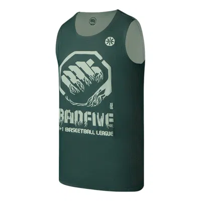 Li-ning X Jon Burgerman Badfive Reversible Basketball Jersey 'forest Green'