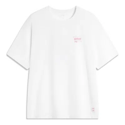 Li-ning X League Of Legends Graphic T-shirt 'white' In Neutral