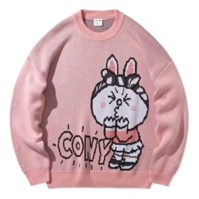 Li-ning X Line Friends Graphic Crew Neck Sweater 'pink'