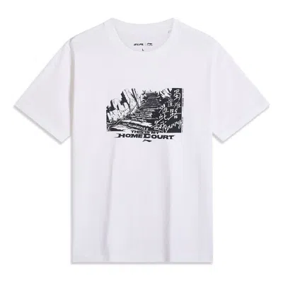 Li-ning X Lpl League Of Legends Graphic T-shirt 'white Black'