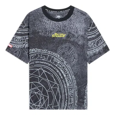 Li-ning X Marvel Doctor Strange Graphic T-shirt 'grey' In Gray