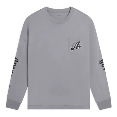 Li-ning X Marvel Graphic Sweatshirt 'grey' In Gray