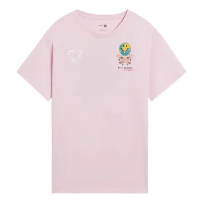 Li-ning X Og_slick Earth Graphic T-shirt 'pink'