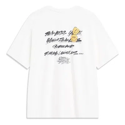 Li-ning X Og_slick Skateboarding Short Sleeve T-shirt 'milk White'
