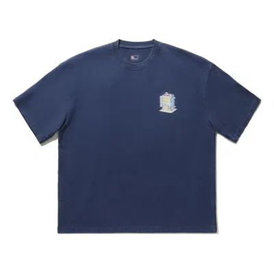 Li-ning X Phil Hackett Graphic T-shirt 'navy' In Blue
