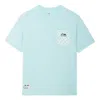 Li-ning X Rooovie Checkerboard Pocket T-shirt 'light Blue'