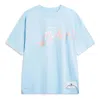 Li-ning X Salventius Way Of Wade Graphic T-shirt 'light Blue'