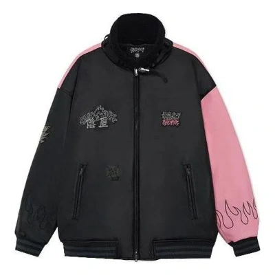 Li-ning X Sta_group Badfive Fashion Jacket 'black Pink'