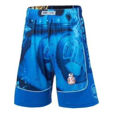 Li-ning X Star Wars Badfive Basketball Shorts 'blue Multi'