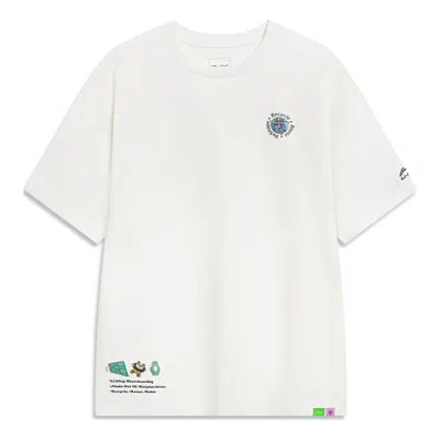 Li-ning X Steven Harrington Cartoon Graphic T-shirt 'white'