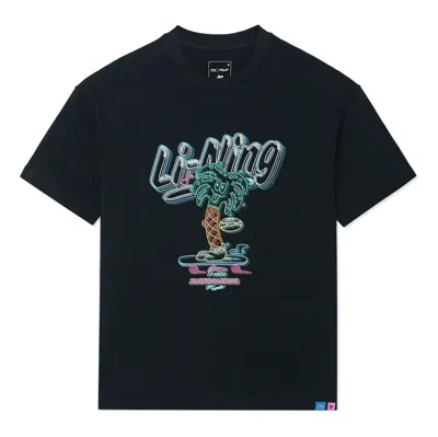 Li-ning X Steven Harrington Graphic T-shirt 'black'
