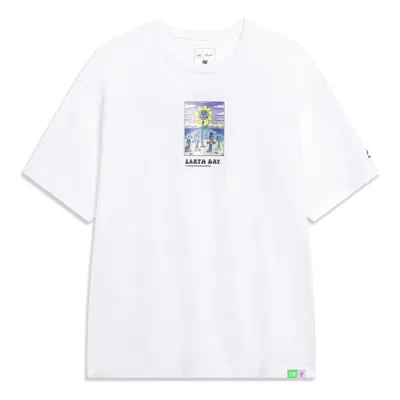 Li-ning X Steven Harrington Graphic T-shirt 'white'